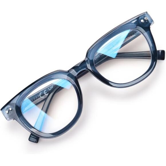 Oversized Blue Light Blocking Glasses for Women, Anti Eyestrain & UV - Picture 1 of 6